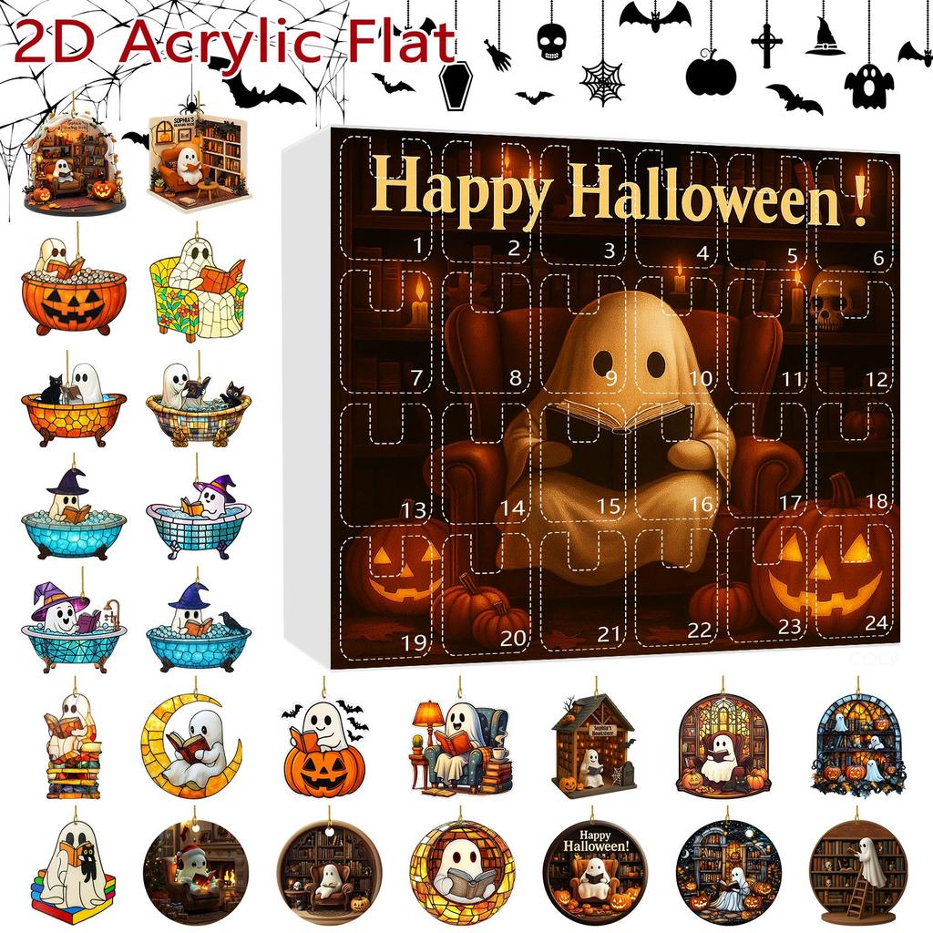 Halloween Ankunftskalender Enthält 24 Ankunftskalender, Countdown-Kalender und Überraschungs-Sammelfiguren