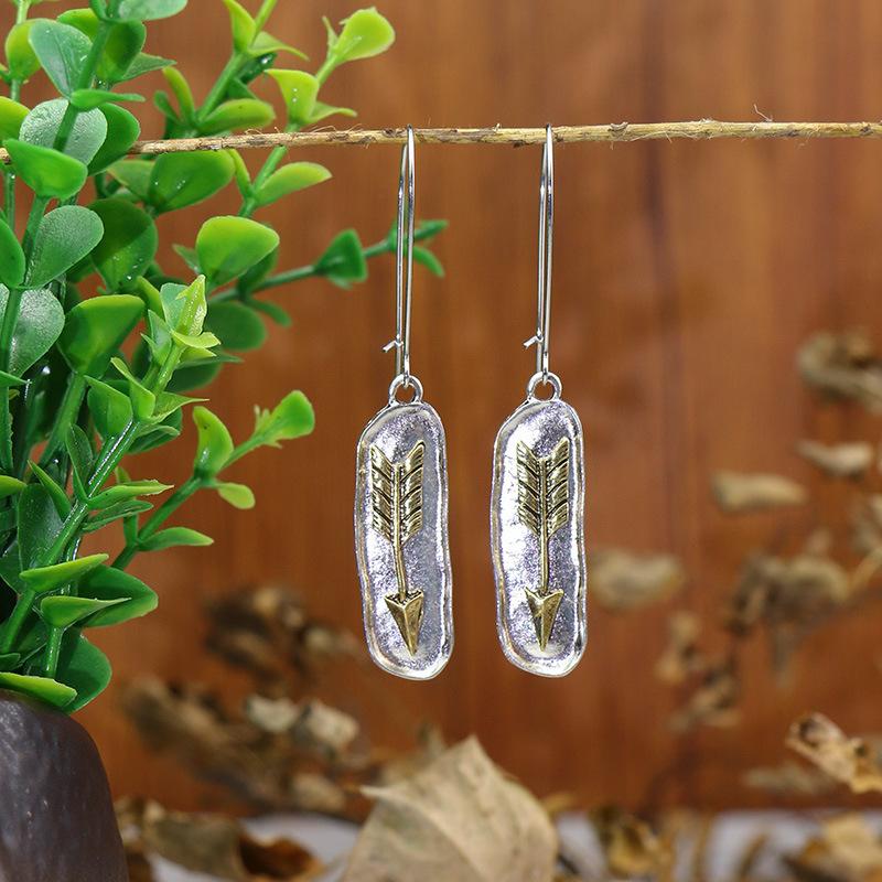Bohemian Hippie Style Earrings, Fashionable Long Exaggerated Earrings