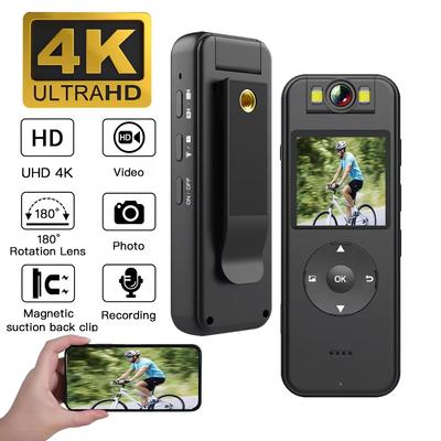 Ultra HD 4K Mini Camera WiFi Security Portable Small Digital Video Recorder Police BodyCam Infrared Night Vision Miniature Camcorder