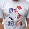 Croatia Football Flag White Kids Boys T-Shirt Hrvatska Majica World Cup Top Tee All Sizes
