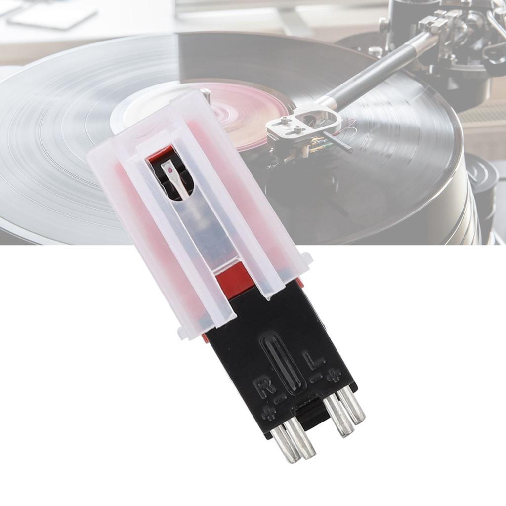 Dual Needle Stereo Stylus for LP Vinyl Player USB Turntable Accessory