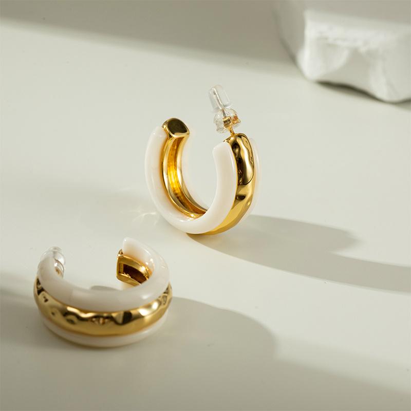 Exquisite Niche Personality Texture Earrings for Women – S925 Silver Needle Luxury Fashion