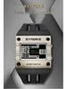 SYNOKE Men's Trendy Square Alloy Sport Watch - Large Screen, Fashionable, Waterproof.