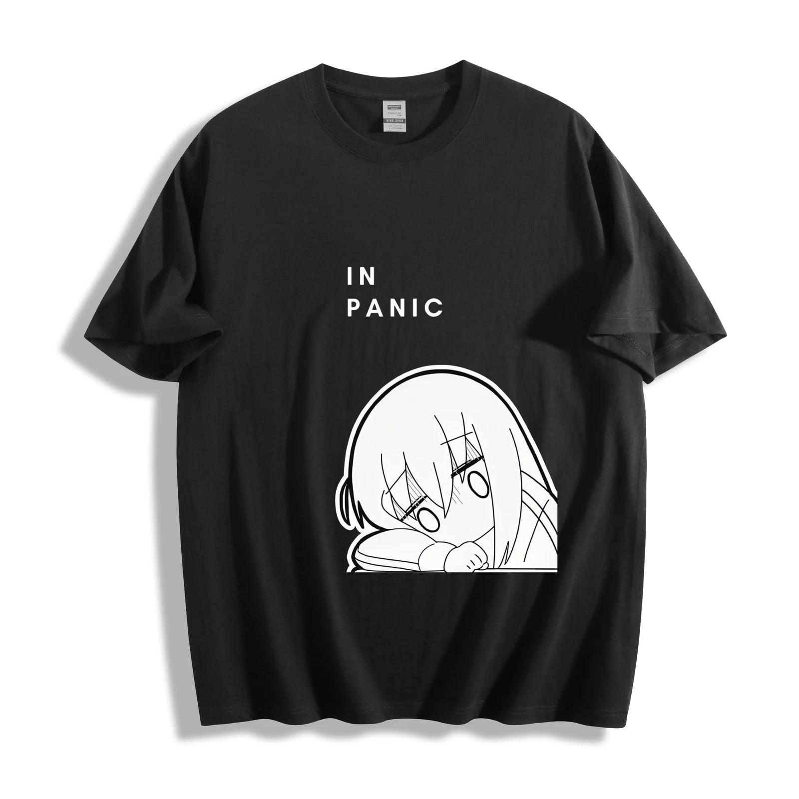 Bocchi the Rock! Hitori Gotoh IN PANIC Chibi T-Shirt M