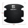 4St./Set Auto Türgriff Kratzschutz Aufkleber Kohlefaser für Seat Leon FR Altea Ibiza Toledo Cordoba Arona Ateca Alhambra MK3