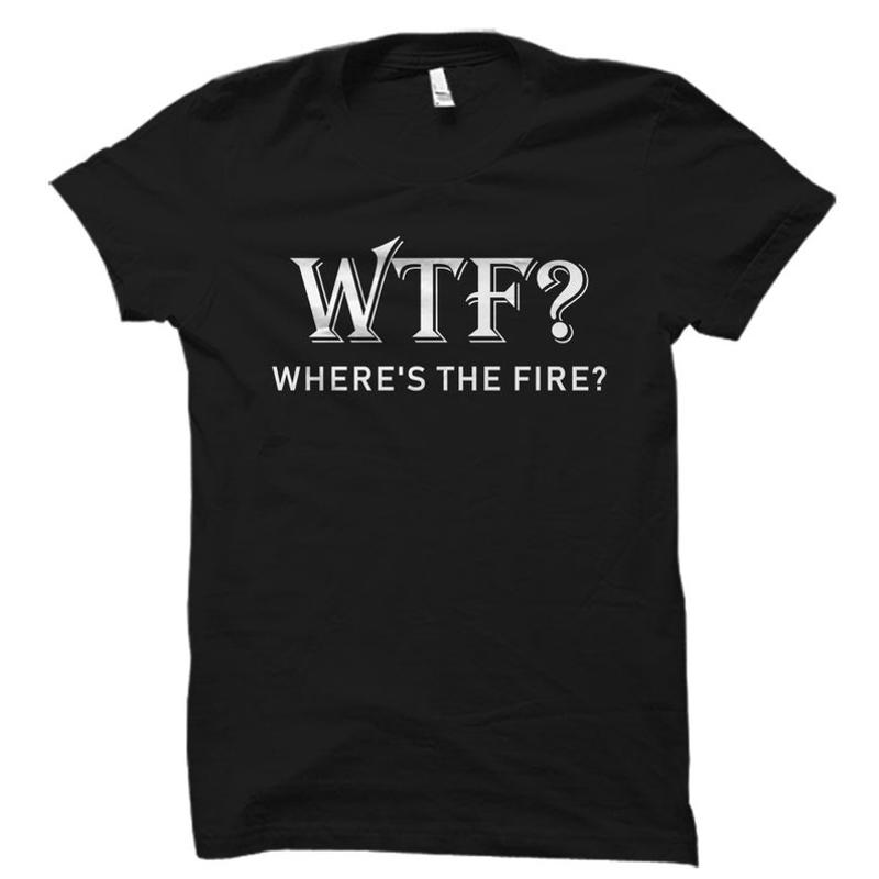 Funny Firefighter Gift Fireman Puns Shirt Fireman Shirt Emergency Unisex Tee S