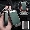 Zinc Alloy Leather Car Key Cover Fits Renault Sandero Koleos Captur Kadjar Megane Clio 5 Austral Logan Arkana Koleos Key Shell