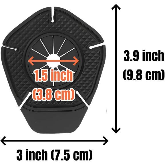 6 PCS Wiper Cover Silicon Wiper Hole Protective Cover Wiper Arm Hole Protector For Most Cars, SUVs, Trucks (Black)