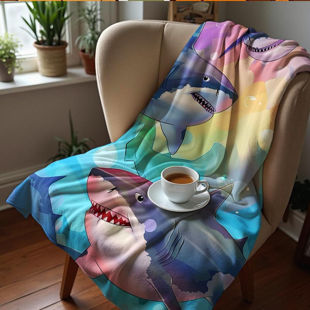 Cartoon Rosa Erdbeere Cartoon Anime Druck Flanelldecke Weich Warm Überwurf für Kinder Schlafzimmer Sofa Weihnachten Büro Auto