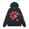 Felpa Oversize Unisex con Stampa di Lettere Metallizzate Stile Hip Hop Felpa in Cotone Uomo Abbigliamento Casual Invernale