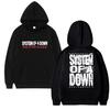 Rock band System of A Down Mezmerize 2025 Album Vintage metal streetwear Unisex hip hop Casual Hoodie Unisex Fleece pullover
