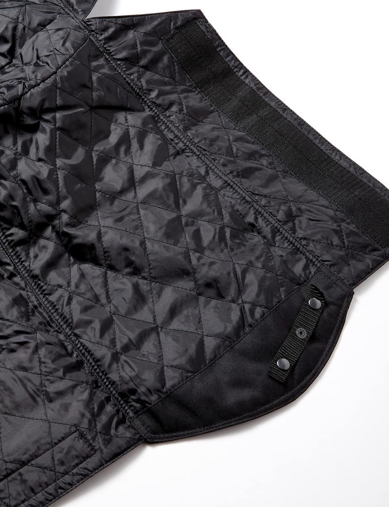 ROUGH&ROAD Motorcycle Pants Easy Wrap Over Pants Black BM (38-44inch/Height