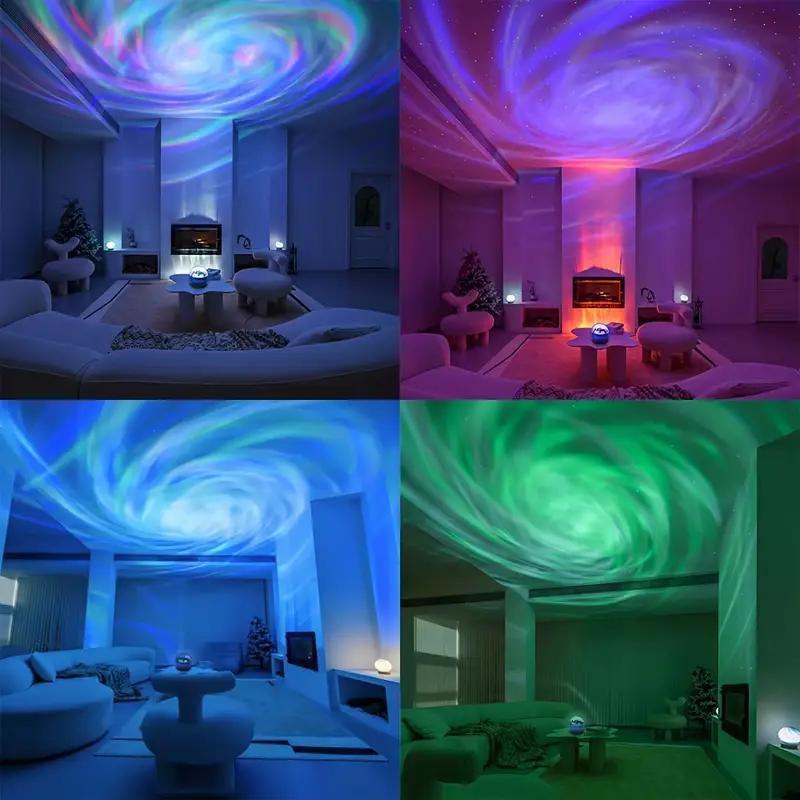 1PC LED Galaxy Projector Light Colorful Galaxy Sky Projector Bedroom Night Light Kids Room Decoration Party Decoration