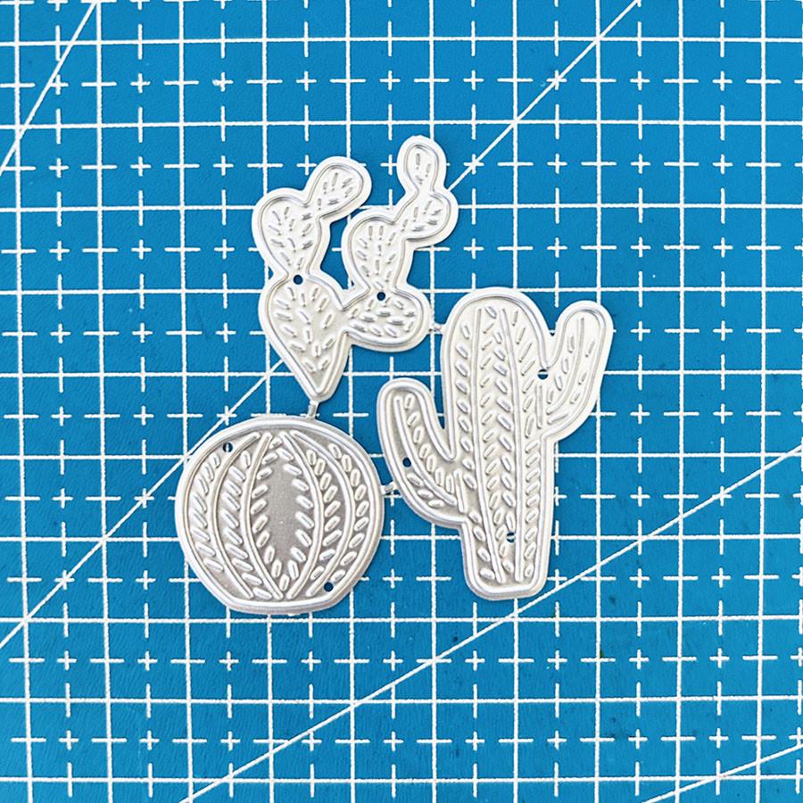 

Cactus Metal Die Cutting Dies For DIY Scrapbooking Embossing Folder Stencil Photo Album Decorative dies серебряный