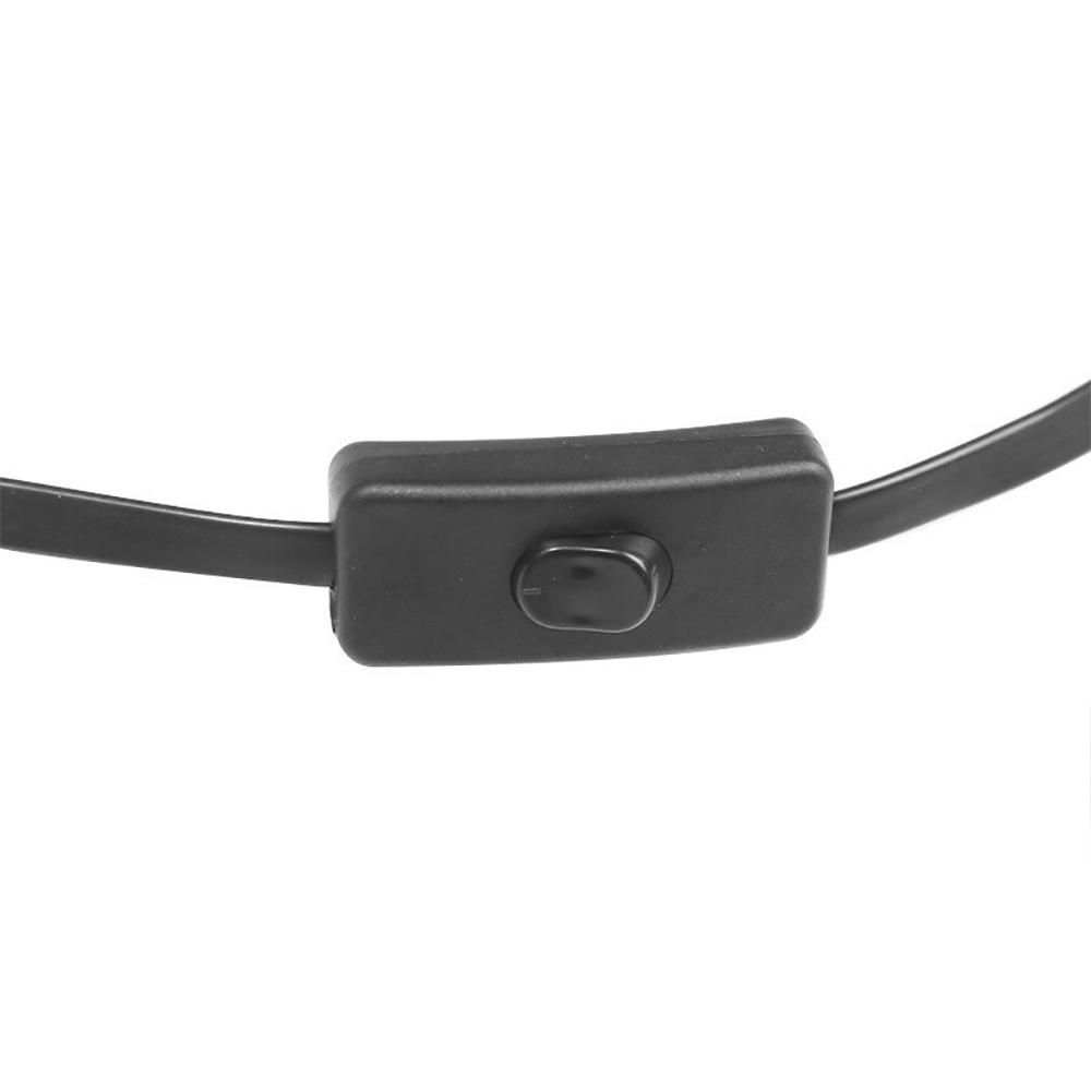 60CM OBD2 16 Pin Male To Female Right Angle Extension Cable With Power OBD Switch Cable Diagnostic Tool