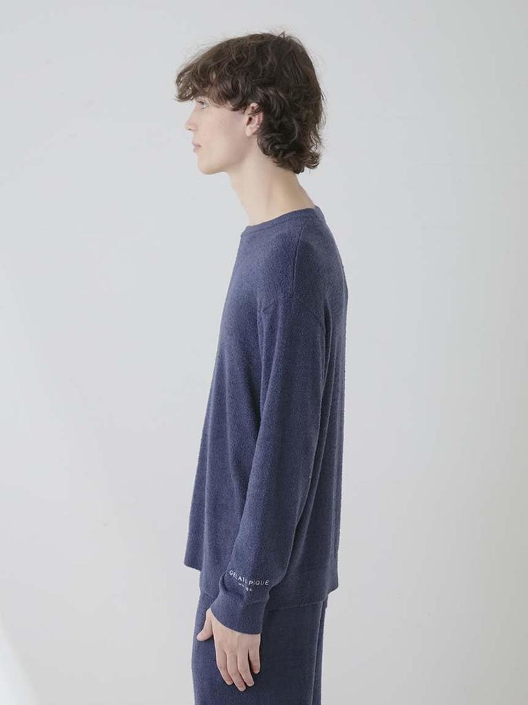 gelato pique HOMME Smoothie Pullover PMNT251928 NVY M Temperature-Regulating Men's