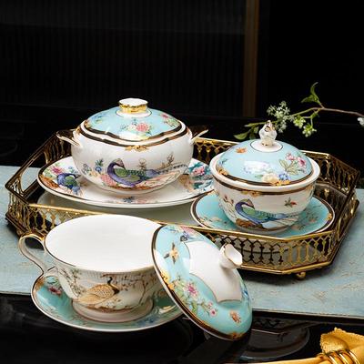 Nieuwe Bone China Keramische Stoompan - Chinees Stijl Dessert & Soeppan