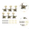 6Pcs Guitar Machine Head Tuners String Tuning Pegs with 12 Screws Decor Professional