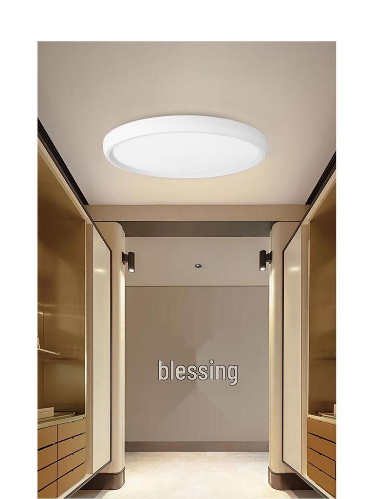 Ultradünne wasserdichte LED-Deckenleuchte für Badezimmer, Balkon, Schlafzimmer und Flur.