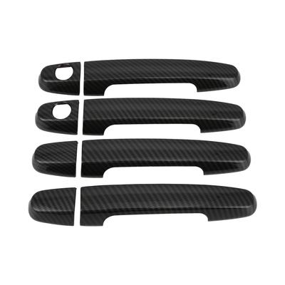 Door Handle Trim Cover Carbon Fiber Style Decoration Fit for CorollaViosYarisRAV4