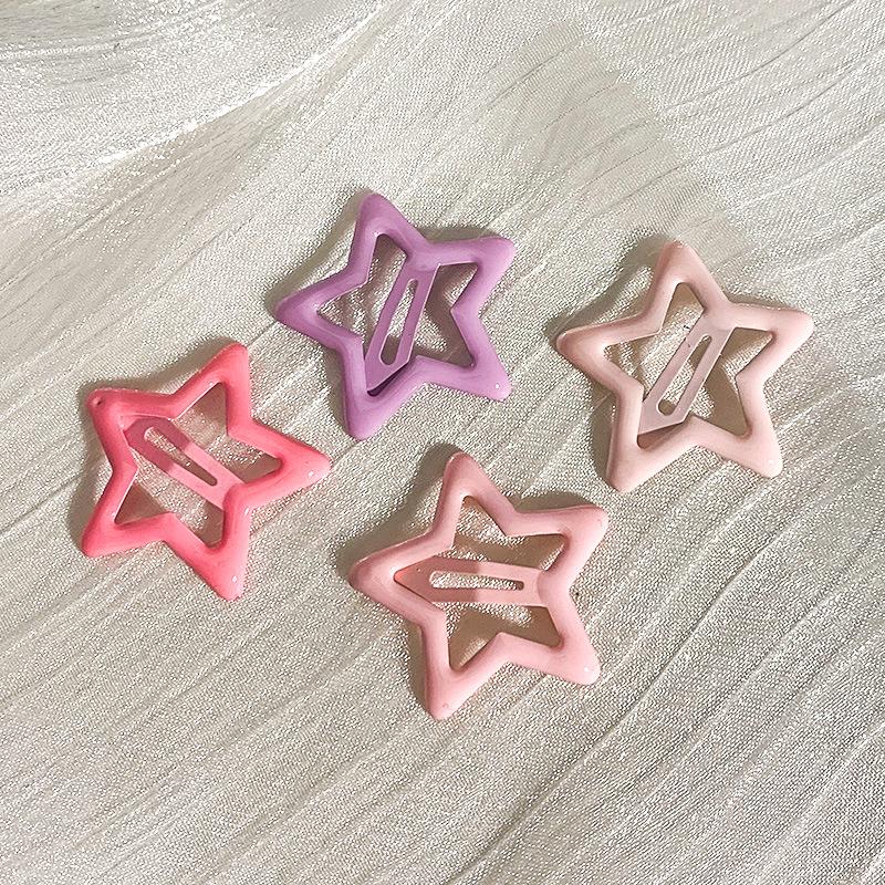 Trendy Y2K Star Hairpin: Cute Millennial & Celebrity-Inspired Side Bangs Clip, Japanese & Korean Style