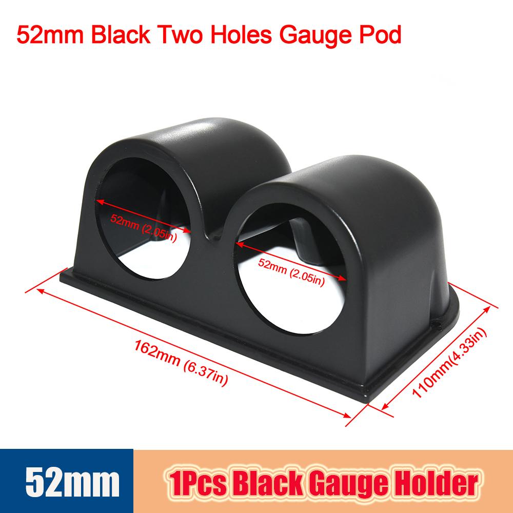 PSI Boost/PRM/Water Temp/Oil Temp/Oil Press/Voltage/Air Fuel Ratio/EGT 2"52mm Car Gauge 7Color LCD Digital Instrument Kit Holder