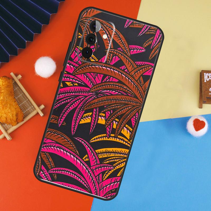 African Wax Print Design Case For Samsung Galaxy A16 A26 A36 A56 A17 A55 A35 A15 A52 A32 A12 A53 A33 A13 A14 A34 A54