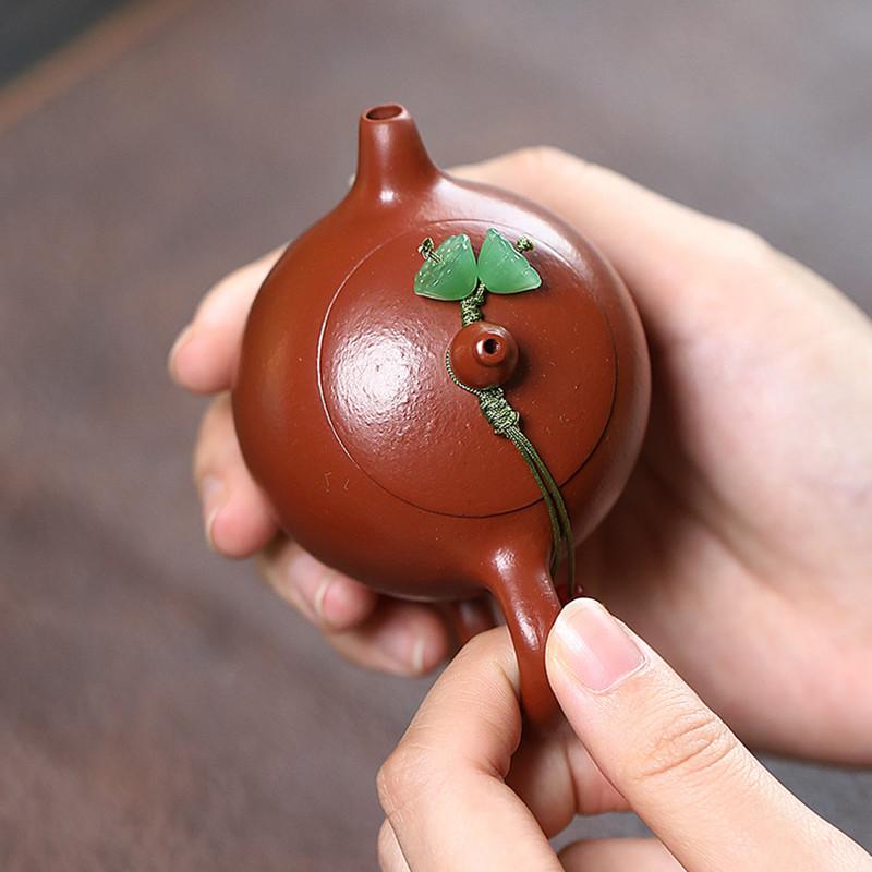 Chinese Yixing Purple Clay Teapot Beauty Tea Infuser Kettle Tradition Handmade Tea Pot Household Zisha Tea Set Teaware 110ml