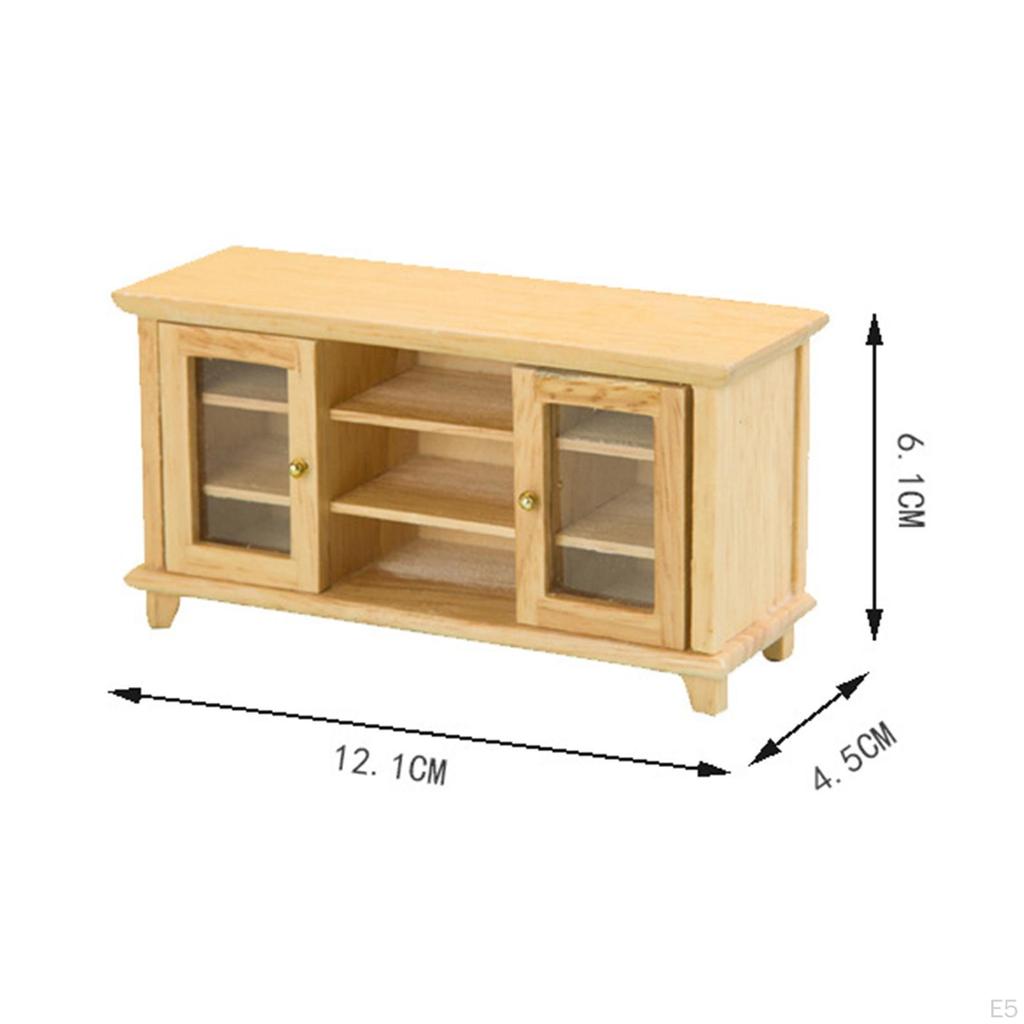 Puppenhaus-TV-Ständer für Miniatur-Szenen