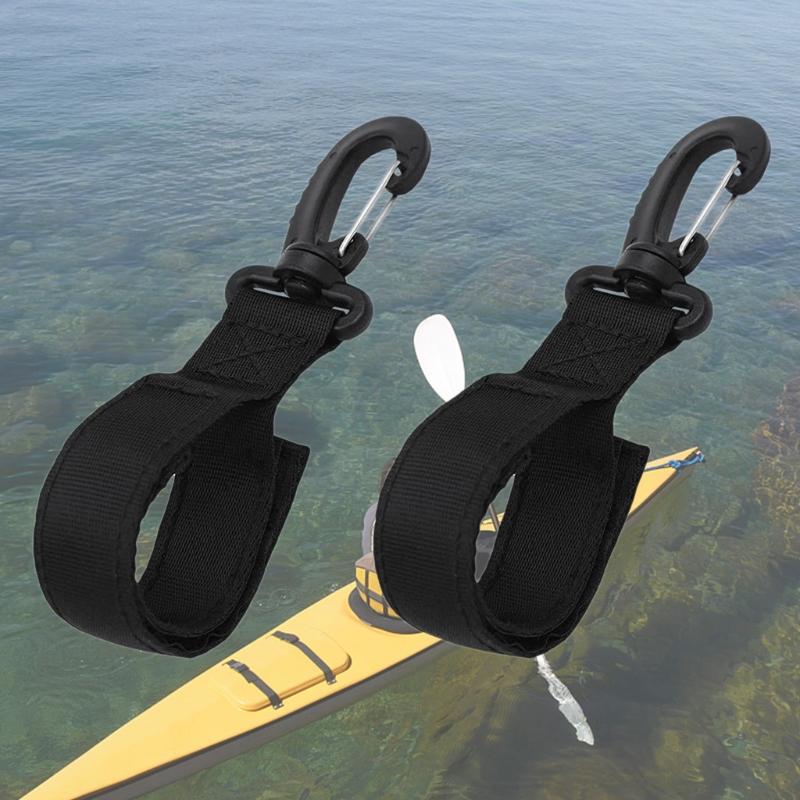 Nuovo Confezione da 2 Supporto per Remi da Kayak Supporto per Cinghia del Remo Clip per Tavola da Paddle SUP Barca Gonfiabile Remo