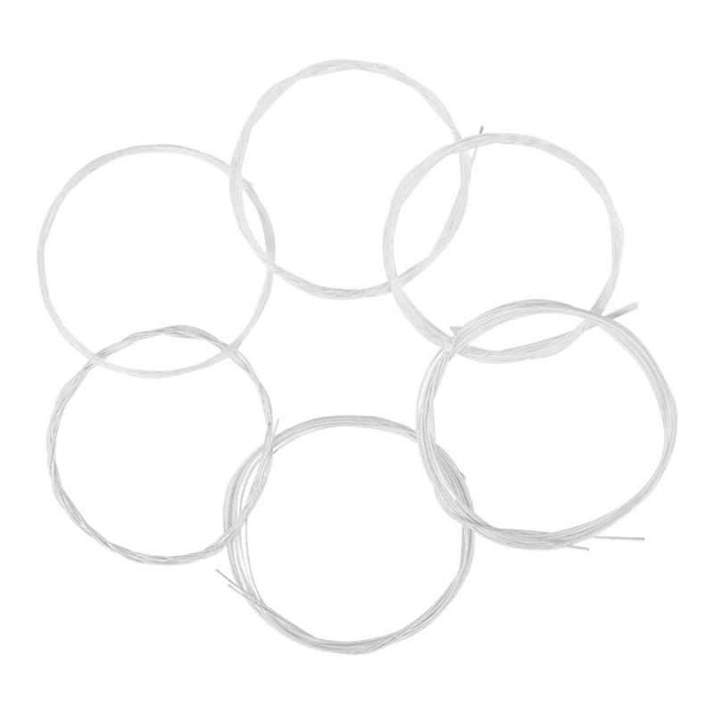 11-String Oud Strings with Rustproof Coating Clear Nylon Silver Plated Copper Alloy Wound Oud String Easy To Use