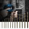 13Pcs Twisted Drill Bit High Speed Steel HSS CO Straight Handle M35 Drilling Tool