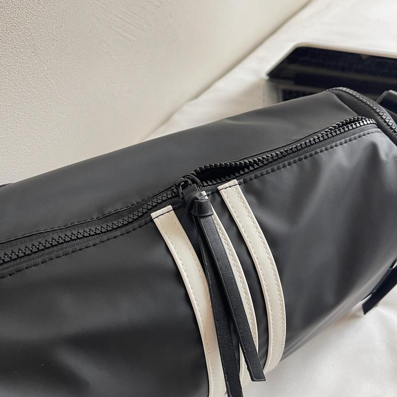 Striped Water-resistant Pillow Bag Women's Shoulder Crossbody Bag