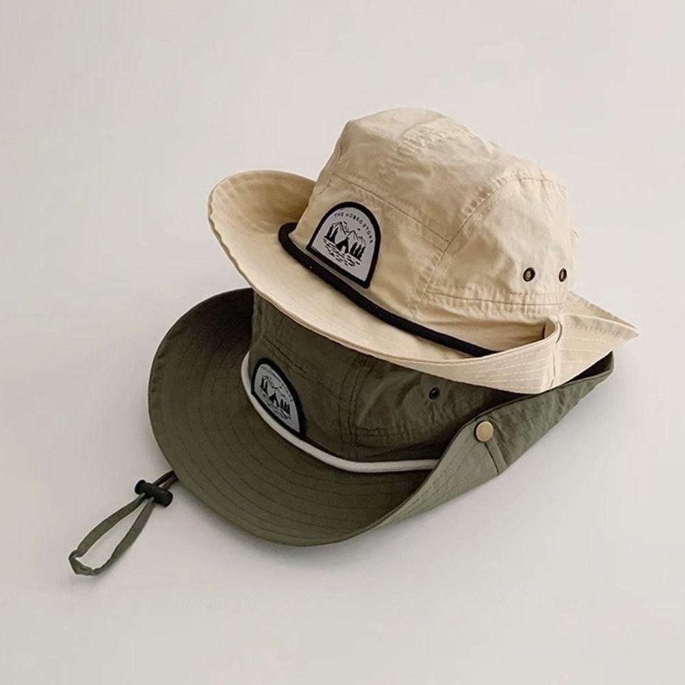 

Beach Cap Children Cap Korean Style Kids Bucket Hats Fashion Baby Hat Outdoor