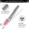 6.0-Inch Napsen Hairdressing Barber Scissors - Straight & Thinning Shears