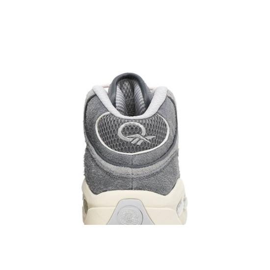 Reebok Question Mid 'Grey Suede' FW0875 Men's Shoes
