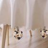 4 Pcs Table Cloth Clips for Outside Table Tablecloth Weights Clips Marble Heart Shape Heavy Duty Tablecloth Pendant