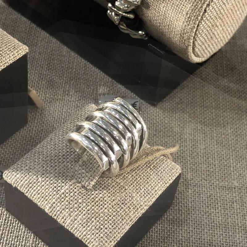 Silver Color Multilayer Simple Geometric Rings Charm Women Trendy Jewelry Vintage Party Accessories Gifts
