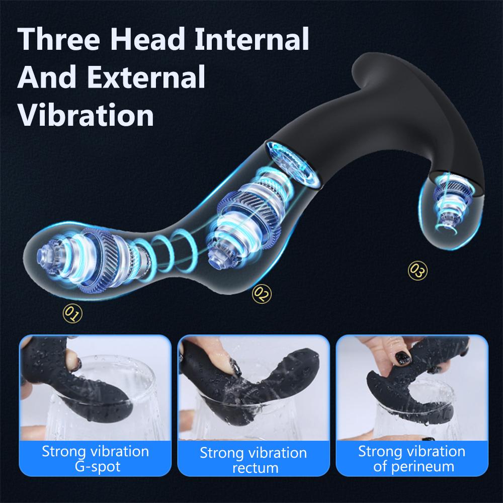 Male Prostate Massage Remote Anal Vibrator Sex Toys Delay Ejaculation Ring Wearing anal plug G-spot Stimulate Anus Plug Butt