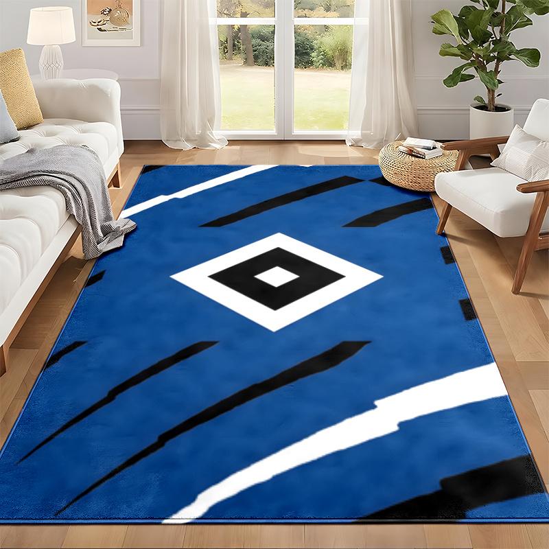 Hamburger SV Carpet Door Mat for Living Room or Bedroom Protective Mat Under Chair Office Decoration Christmas Gift Birthday Present