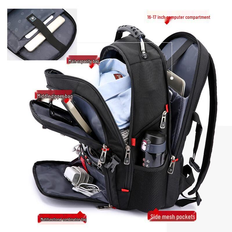 Men's Multi-functional Business Travel Laptop Backpack
