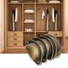 10Pcs Retro Metal Kitchen Drawer Cabinet Door Handle And Furniture Knobs Handware Cupboard Antique Brass Shell Pull Handles