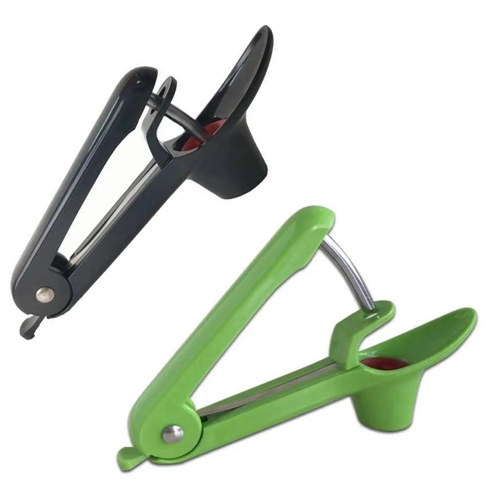Cherry Pitter Tool, Heavy-Duty Cherry Seed Core Remover, Cherry Pitter Remover Tool with Space-Saving Lock Design