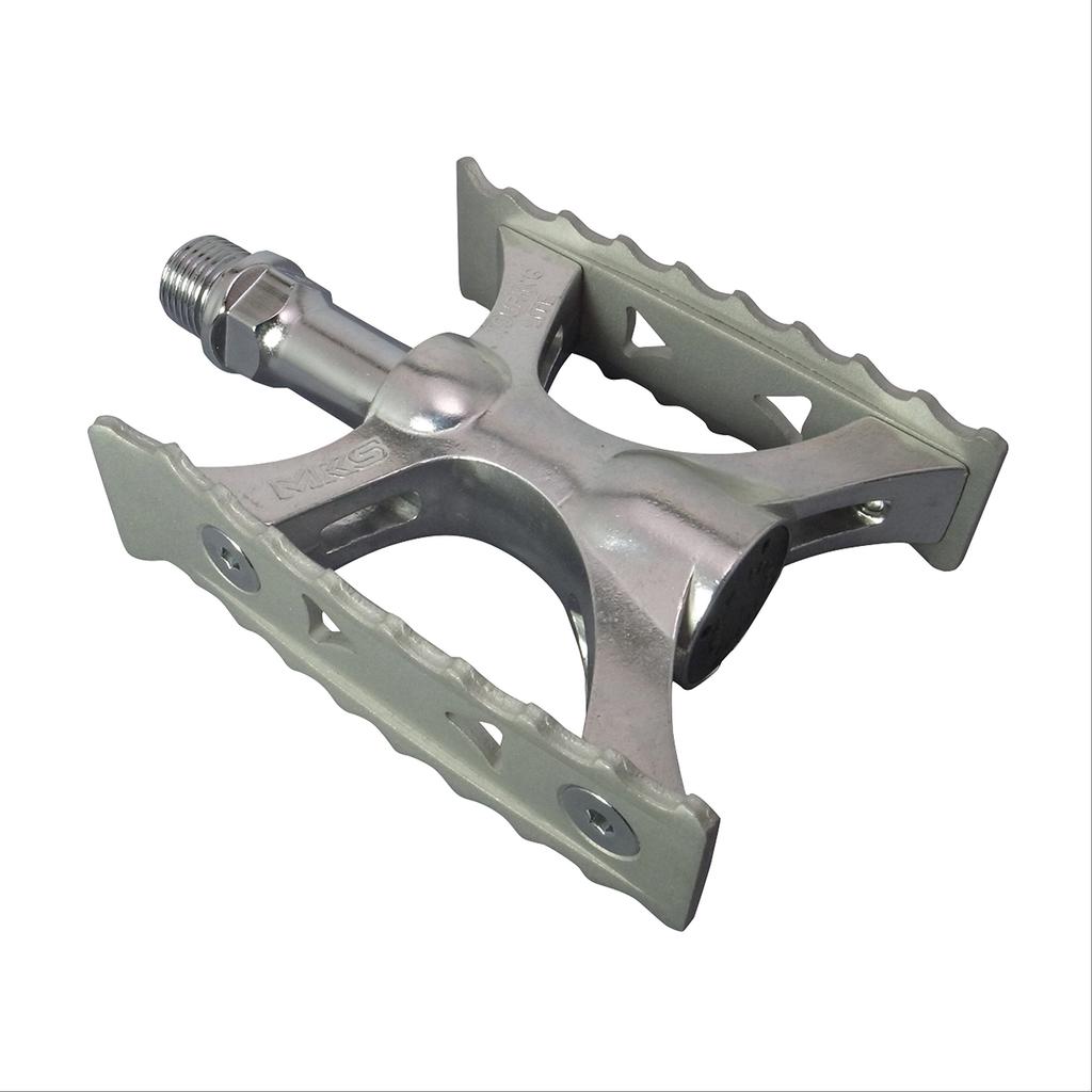 Mikashima Krótkie Rowerowe Srebrne (MKS) Pedały Touring-Lite,