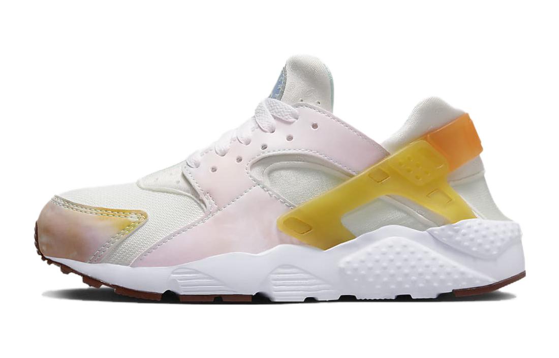 

Nike Air Huarache Run GS Abrasion Resistant Lightweight Cushioning Support Low top Kids Running Shoes Pink White FJ7715-171 36.5