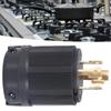 Verriegelungsstecker PA66 Kunststoff Messing 4-Loch Generatorstecker für Trockner 30A 277 480V