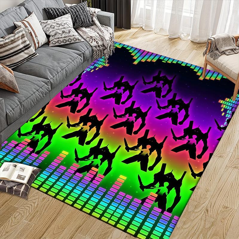 Shinji Ikari Home Sofa Decoration for Living Room & Bedroom, Non‑Slip Play Flannel Floor Mat for Game Room