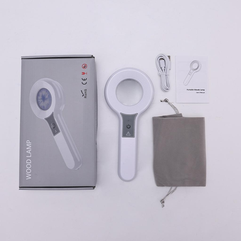 NOVÝ Profesionální Dermatoskop Kožní Lékařská Lupa Detekce Woodova Lampa UVA Lampa Pro Detekci Vitiliga