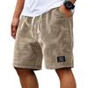 Pantaloncini da Uomo a Nido d'Ape Casual Estivi Larghi Traspiranti Pantaloncini da 5 Pollici Moda Uomo Stile Americano