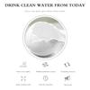Ceramic Pet Water Fountain Portable Replacement Automatic Flower Shape Solid Color Pets Waterer Dispenser EU Plug